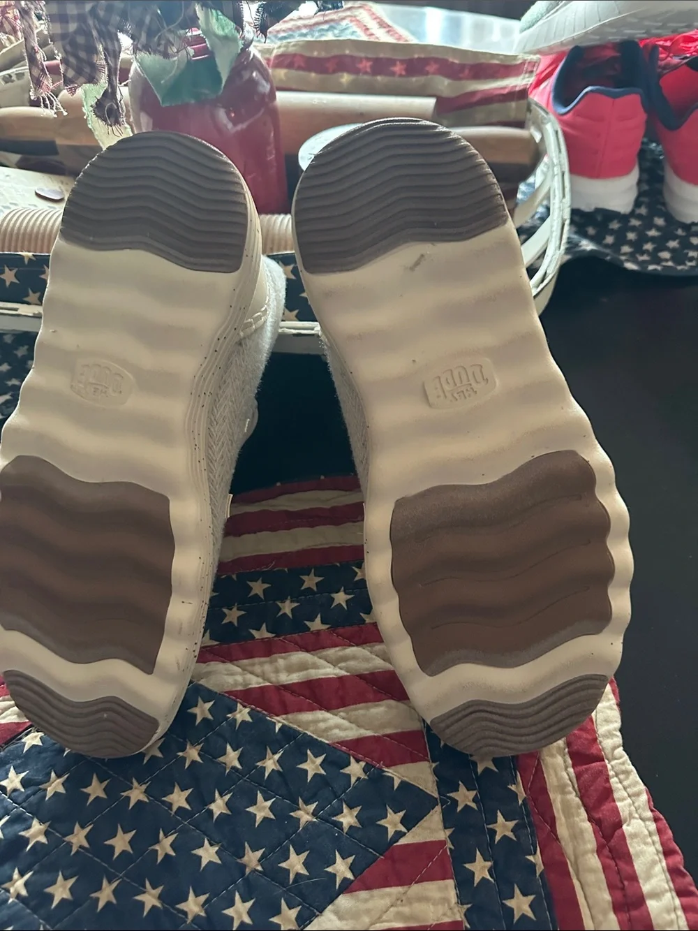 Hey Dude Kids Slip-On Sneakers in Light Beige